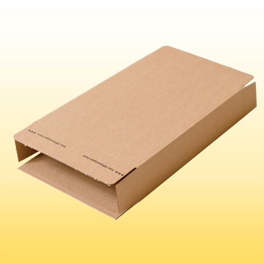 25 Versandboxen 245 mm x 170 mm x 48 mm braun