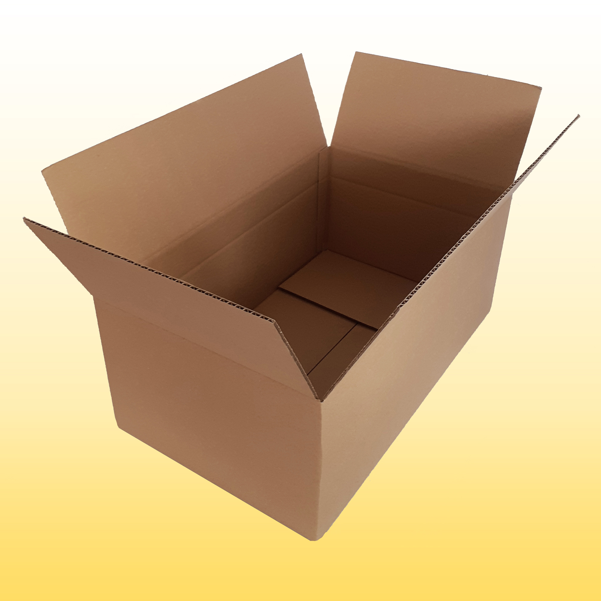 ratioform Lot de 10 boîtes en carton 50 x 30 x 30 cm Boîte pour déménagement et emballage à onde unique