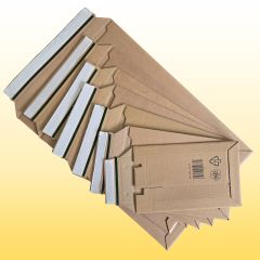 400 Stück Kartonversandtaschen Größe 1 = 150 x 250 x bis 50 mm (Innenmaß) 400 Stück Kartonversandtaschen Größe 1 = 150 x 250 x bis 50 mm (Innenmaß)